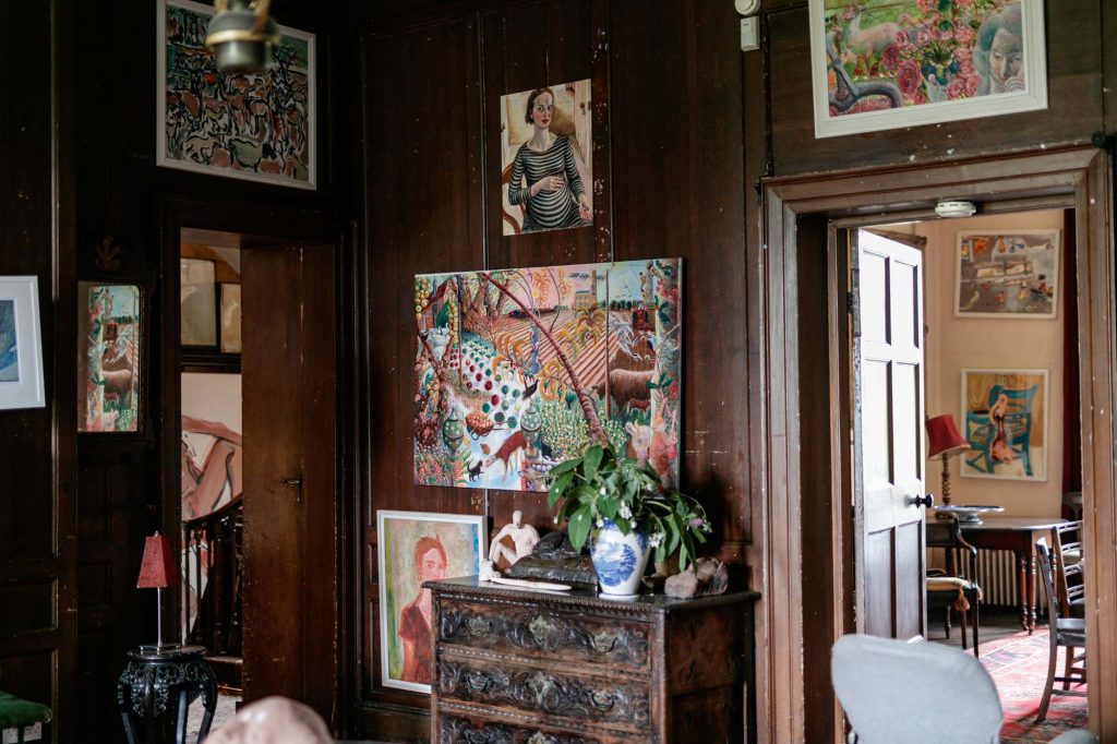 Art work in Shankill Castle